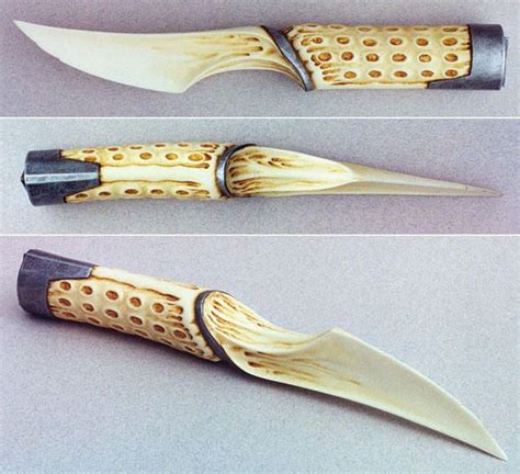 Crysknife: | Knife, Bone carving, Knife making