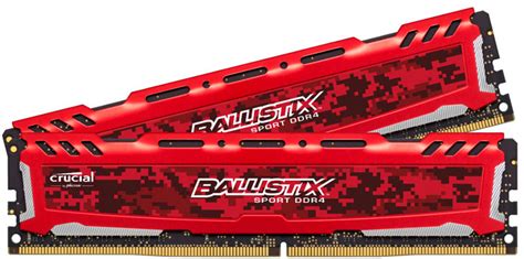 Crucial Ballistix Sport LT Red 16GB Kit (2 x 8GB) DDR4-2400 UDIMM Review - FunkyKit