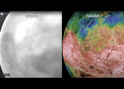 First Visible Light Images of Venus' Surface From Space - SpaceRef