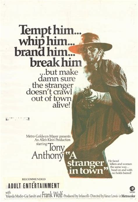 A Stranger in Town Movie Poster (11 x 17) - Item # MOV233603 - Posterazzi