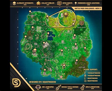 List of All Challenges for Fortnite Battle Royale, Week 1-6 How To ...