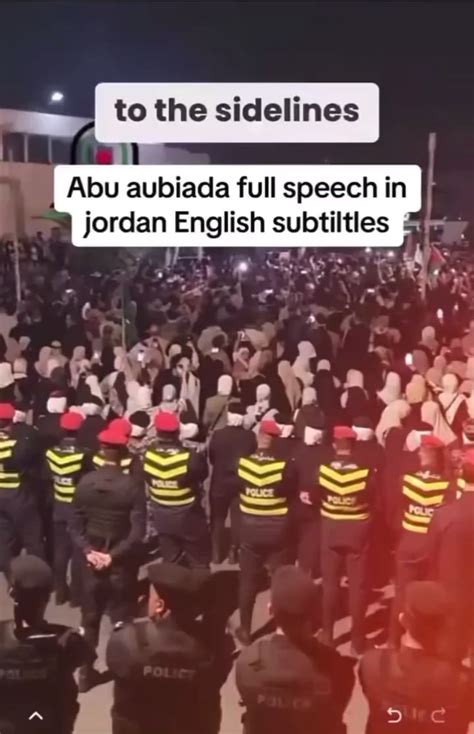 Abu Obeida's speech in Jordan : r/thepaknarrative