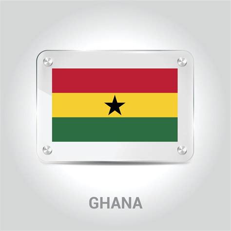 Ghana flag design vector 13370547 Vector Art at Vecteezy