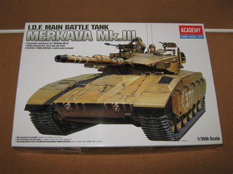 Academy 13267 I.D.F Main Battle Tank Merkava Mk.III 1/35 Scale ...