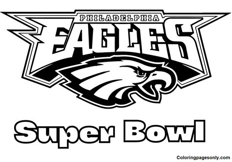 Philadelphia Eagles Coloring Pages Printable for Free Download