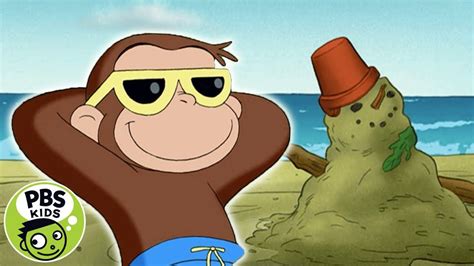 Curious George | George Goes to the Beach! | PBS KIDS in 2022 | Pbs kids, Curious george, George