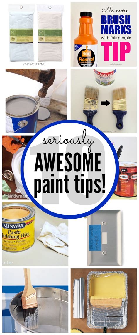 The BEST Painting Tips and Tricks - Classy Clutter