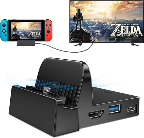 Amazon.com: Portable Switch TV Docking Station with 4K/1080P HDMI and ...