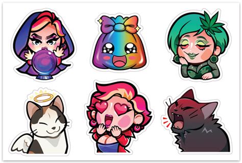 Twitch Emote Stickers - dragtrashly