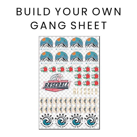 DTF Gang Sheets with Builder - Limitless Transfers