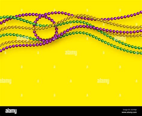 Mardi Gras beads in traditional colors Stock Vector Image & Art - Alamy