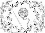 Crochet Coloring Pages  Coloring Nation sketch template
