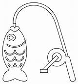 Fishing Pole coloring Page  Free Printable Coloring Pages sketch template