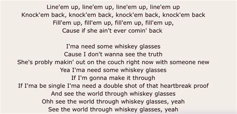 Whiskey Glasses by Morgan Wallen | Country lyrics, Music lyrics, Lyrics