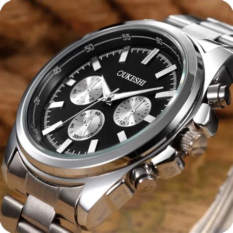 2017 OUKESHI Watch Chronograph Mens Watches Top Brand Luxury Sports ...