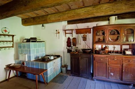 Old Wooden House Interior — Stock Photo © johnnydevil #11561682