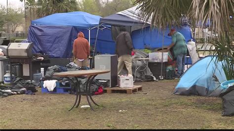 150-200 people remain in Downtown Jacksonville homeless camp ...