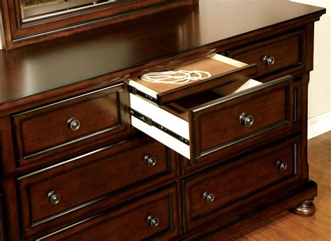 Northville Dark Cherry Bedroom Set from Furniture of America (CM7682Q ...