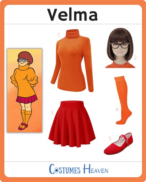 Velma Outfit Halloween Costume Cosplay Made To Order Norway ...