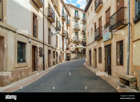 SEPULVEDA, SPAIN - SEPTEMBER 12, 2021: Architecture in the medieval ...