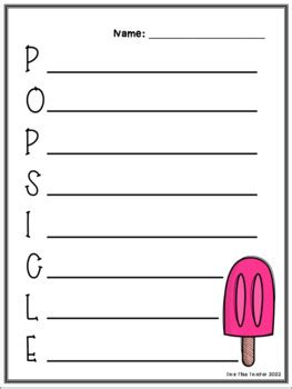 Four Seasons Acrostic Poem Templates by DearMissTeacher | TPT