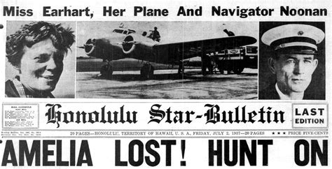 The mystery of Amelia Earhart: She disappeared on her 'round-the-world flight, and was never ...