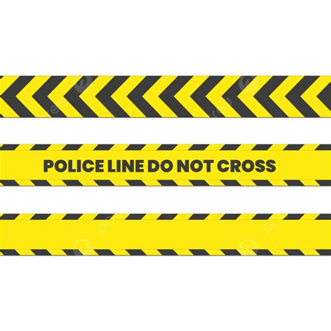Police Tape Vector Art PNG, Police Line Do Not Cross Tape Png, Caution Tape, Barricade Tape ...