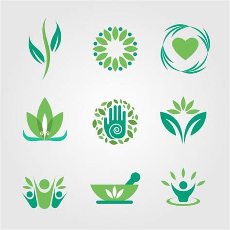 Green and Healing Logo Vector 179595 Vector Art at Vecteezy