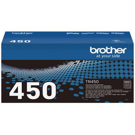 Brother TN450 High Yield Black Laser Toner Cartridge | Quill.com