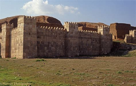 Ancient Assyria Nineveh reconstructed wall photo WP41448