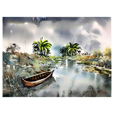 Welcome Monsoon 2 Painting by Subhajit - Crafttatva.com