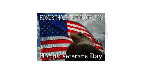 Eagle Flag veterans day Card | Zazzle