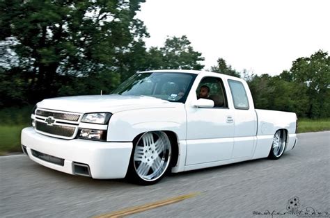 White Chevy | Custom chevy trucks, Dropped trucks, Lowered trucks