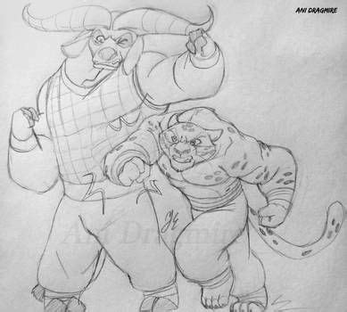 Temutai vs Earth by AniDragmire | Tiger sketch, Furry art, Kung fu panda