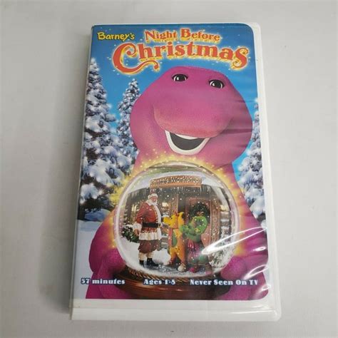 Barney Video VHS Barneys Night Before Christmas Clam Shell | Etsy Canada