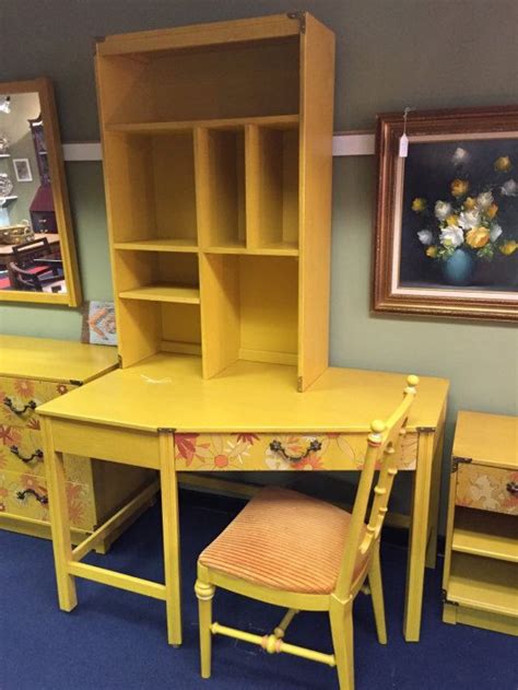 Drexel Whimsy desk with hutch and chair by AgentUpcycle | Agent Upcycle ...
