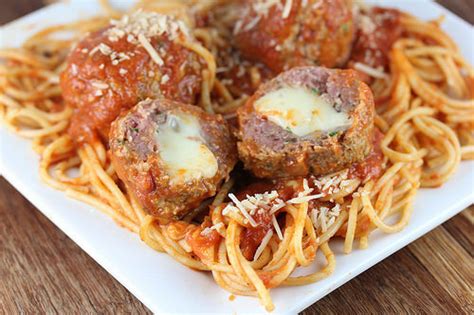 Mozzarella Stuffed Meatballs Recipe - BlogChef