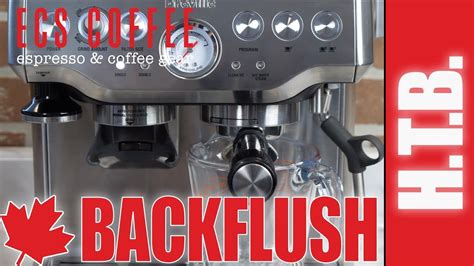 Breville espresso machine clean light wont turn off