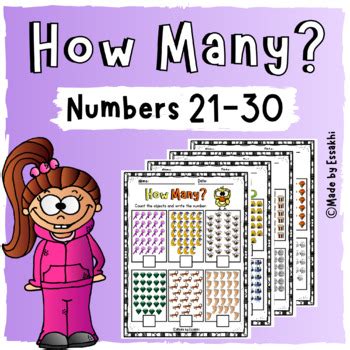 All About The Numbers 21-30 Teaching Resources | TPT