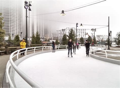 Ice Skating Ribbon Trail Opens in Chicago — KNSTRCT