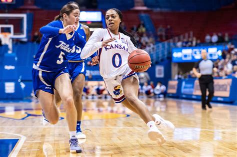 KU women’s basketball stays undefeated with big second-half comeback against Tulsa | News ...