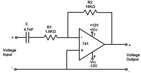 How to Build an Active High Pass Filter Circuit with an Op Amp