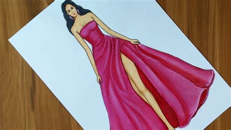 Fashion Drawings Dresses