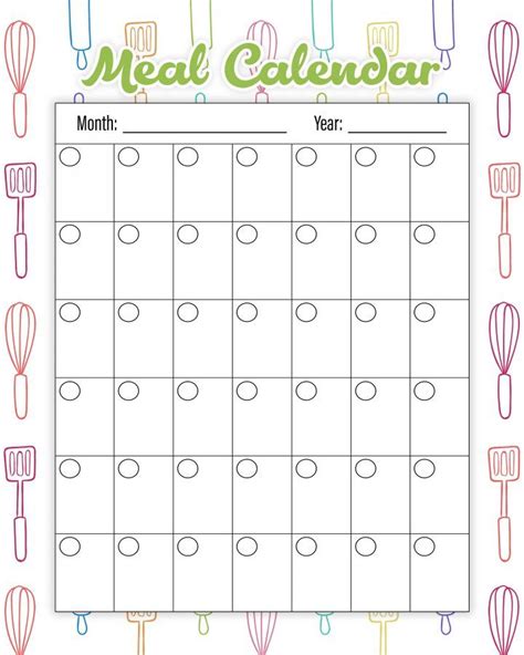 The Best Free Printable Kitchen Planner To Organize Your Year - The Cottage Market | Daily ...