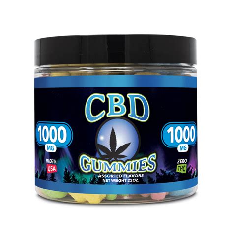 Blue Moon Hemp 22oz Shareable 1000mg (Total) CBD Gummies | Natures Health and Body