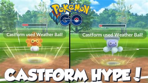 CASTFORM WEATHER BALL HYPE! Pokemon GO PvP Kingdom Cup Great League Battles - YouTube