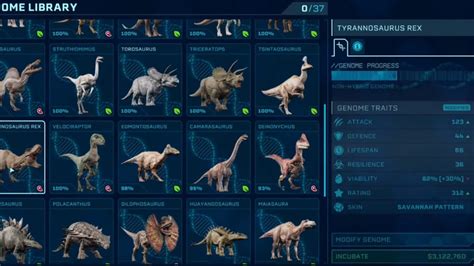 Jurassic World Evolution 2: How to Unlock All Dinosaurs For Sandbox Mode | TechRaptor