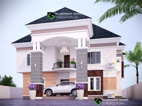 Traditional 4 bedroom duplex design. Nigeria | Duplex house design, Duplex design, Building ...