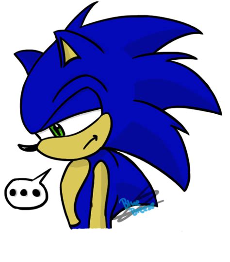 Sonic (sad) by BlueBreeze101 on DeviantArt