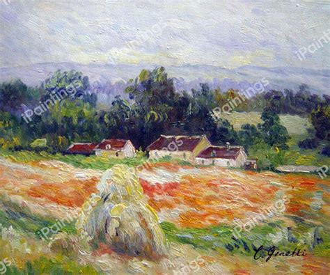 Haystack Painting by Claude Monet Reproduction | iPaintings.com